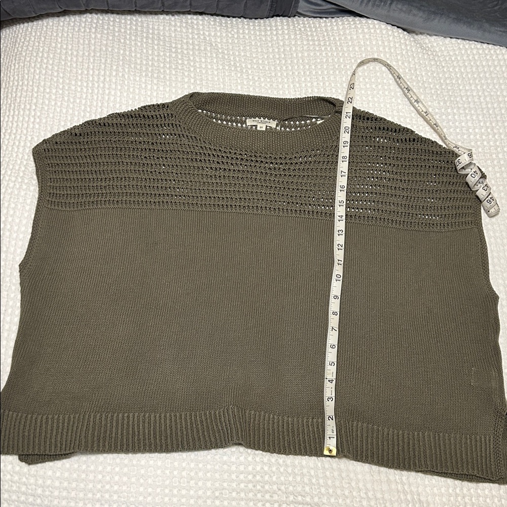Max Studio Forest Green Knit Top - Picture 7 of 7